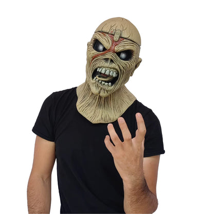 Piece of Mind, Máscara Original de Eddie de Iron Maiden, Máscaras Ideales para fanáticos del Heavy Metal y Halloween
