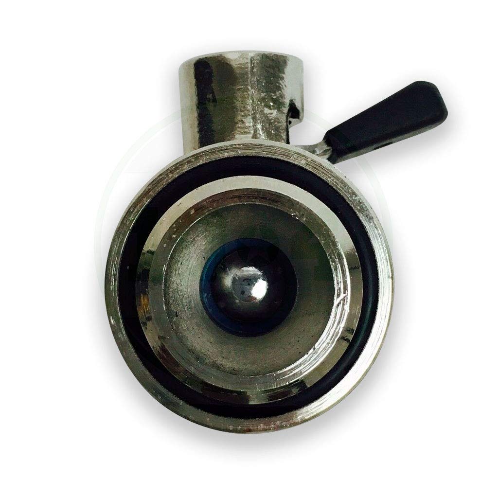 EZ Oil Drain Valve Válvula de Drenaje de Aceite 27 mm-2.0, Plateado, EZ-211