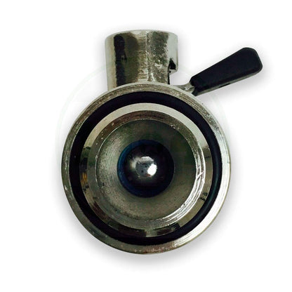 EZ Oil Drain Valve Válvula de Drenaje de Aceite 27 mm-2.0, Plateado, EZ-211