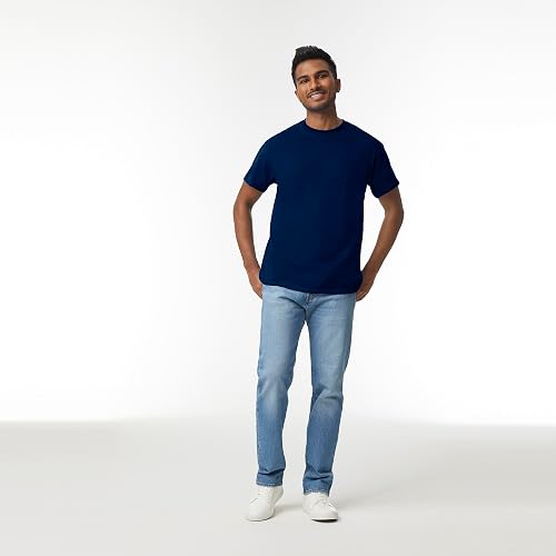 Gildan G5000 Camisetas de Algodón Pesado para Hombre