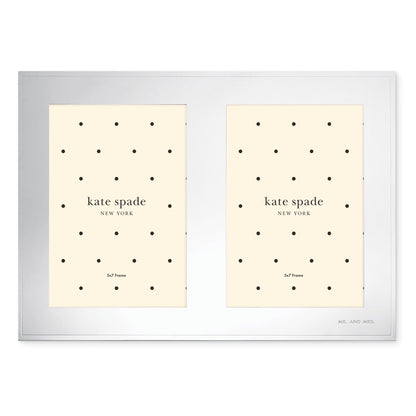 kate spade new york KS Darling Point - Marco para mujer, talla única, color plateado