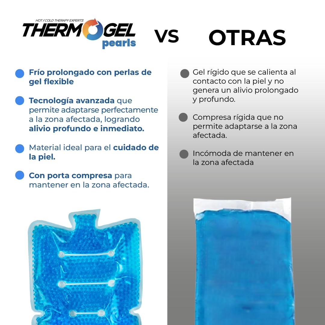 Thermo Gel Pearls Compresa Térmica para Frío Grande