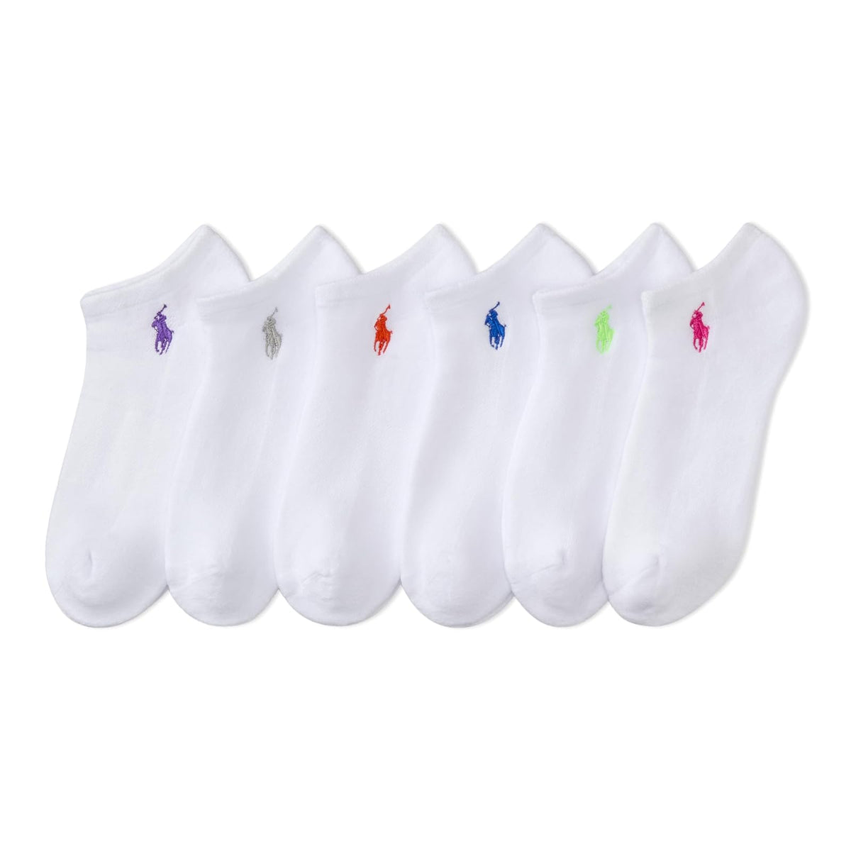 Polo Ralph Lauren Calcetines de Corte Bajo con Amortiguación Mujer - 4-10 - Blanco Surtido