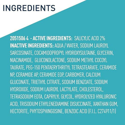 CeraVe | Limpiador Jabón Espuma limpiadora para Acné | Control de Imperfecciones Espinillas | Para pieles grasas y Mixtas | 237 ml