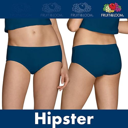 Fruit of The Loom Pantaleta Hipster Ropa Interior a la Cadera Mujer