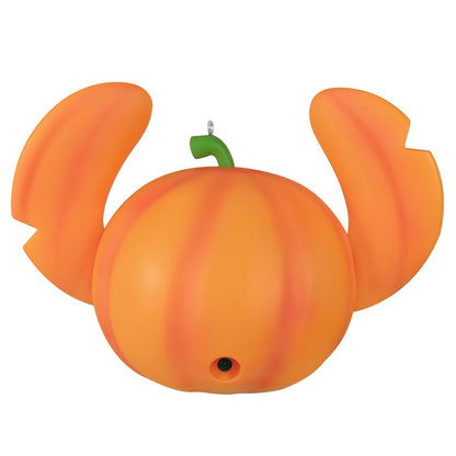 Hallmark - Adorno de Halloween 2025, Disney Lilo & Stitch Spooky Stitch Jack-o'-Lantern con luz, Regalos para Fans de Disney