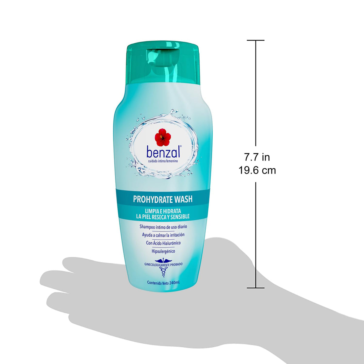 Benzal Kit Protección Íntima, Shampoo íntimo Prohydrate + Gel Hidratante uso externo + Crema íntima diara con Avena, Para Hidratar la Piel Reseca y Sensible, Efecto Refresacent Inmediato