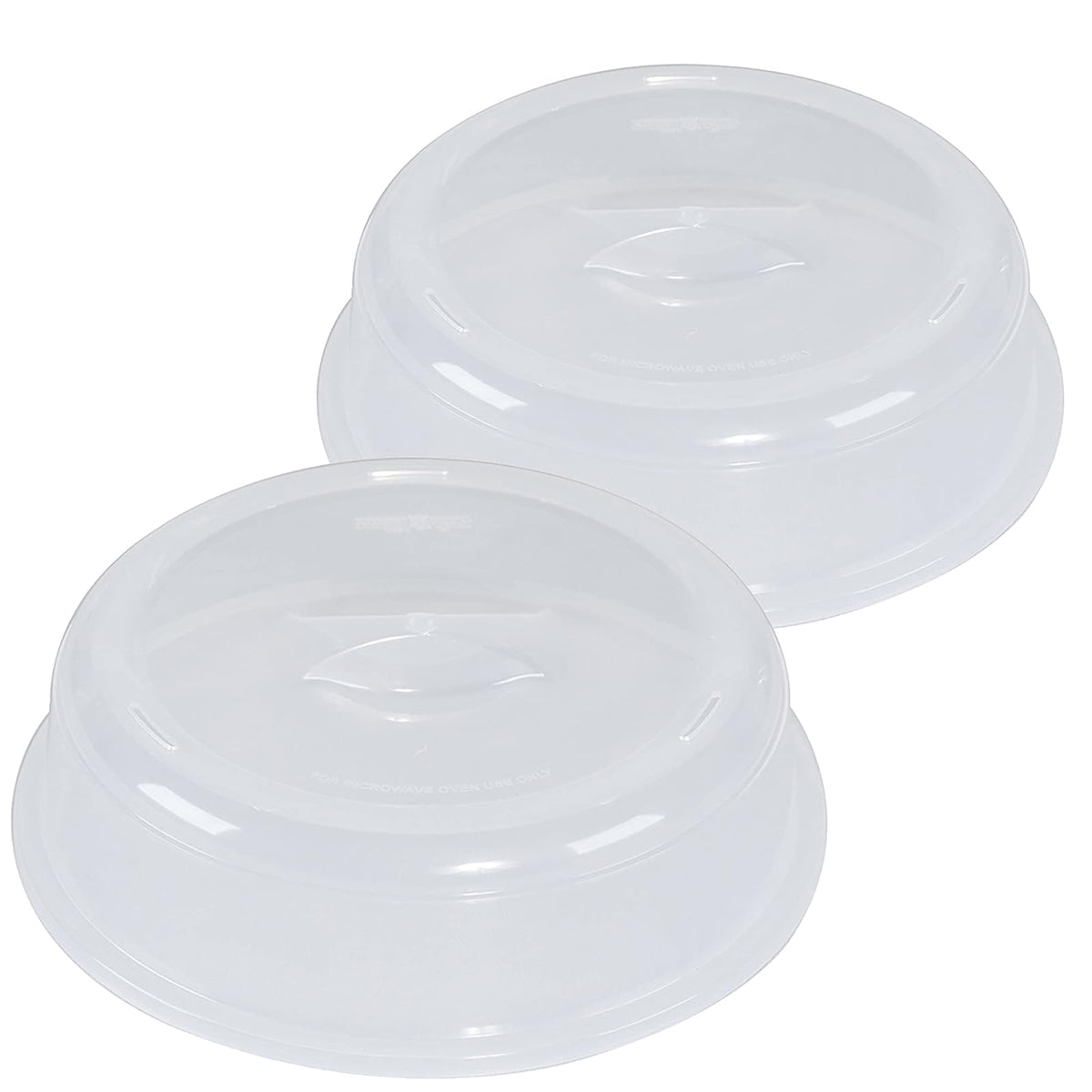 Nordic Ware - Juego de 2 fundas para platillo de 25.4 cm, transparente, 2 piezas, Transparente, 25 cm, 1