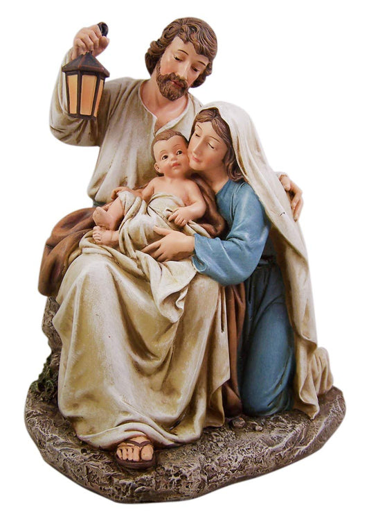 Avalon Gallery Figura de Resina de Adviento y Navidad, 9.25 Pulgadas, bendita Familia