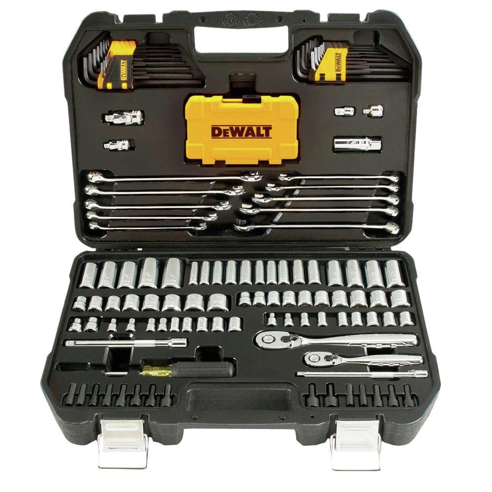 DEWALT - Juego de herramientas mecánicas y llave de vaso