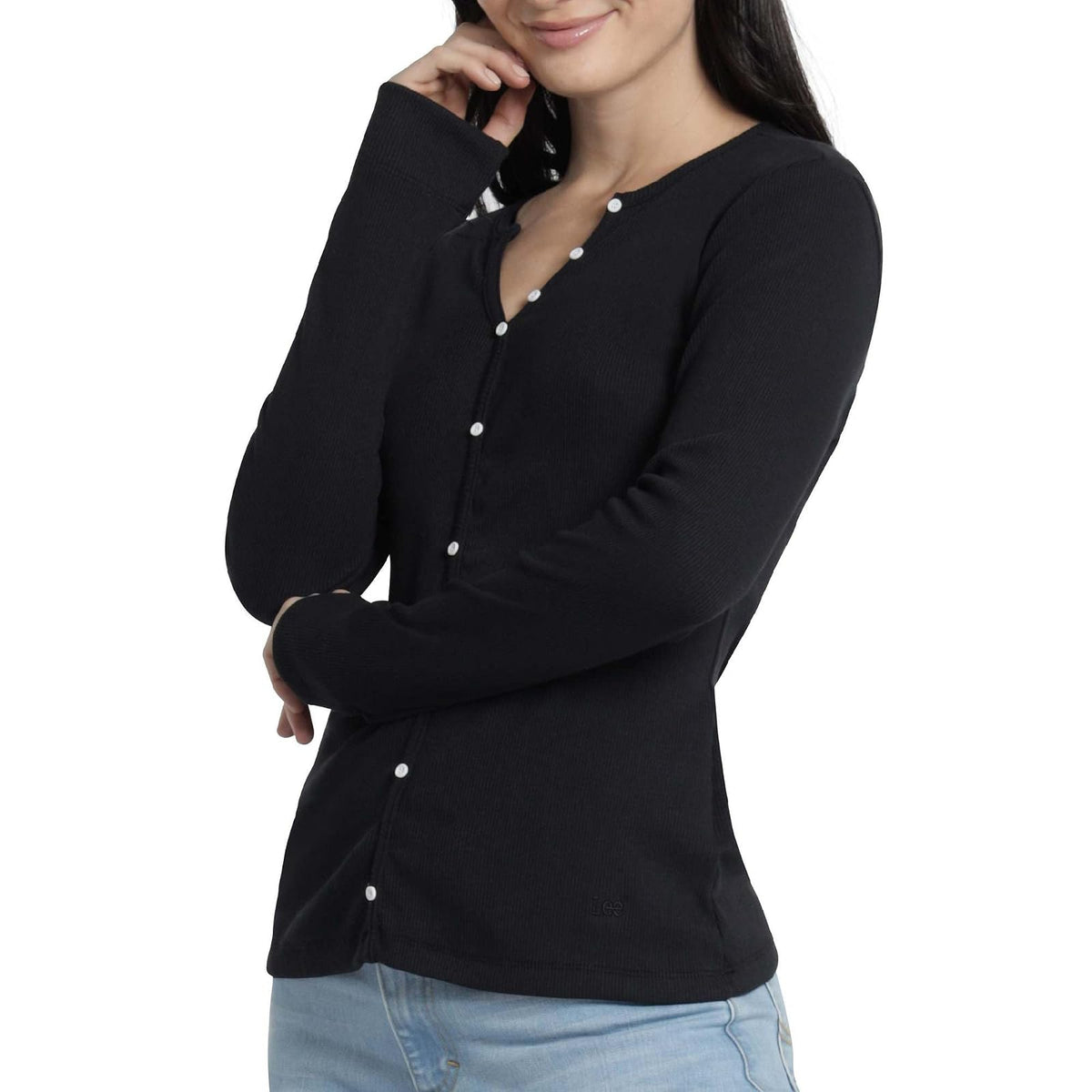 Lee Camisa Slim de Algodón para Mujer