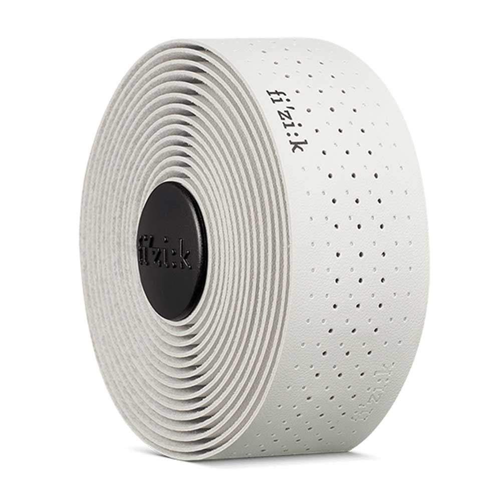 Fizik Performance - Cinta para manubrio de Bicicleta Profesional, Suave, pegajosa y clásica, Cinta para manubrio de Bicicleta (2 mm, 2,7 mm, 3 mm) - Classic - Blanco - 2mm