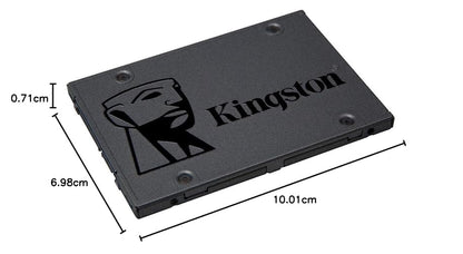 Kingston SSD A400, Capacidad: 960GB, Factor de Forma: SATA 2.5, Interfaz: SATA Rev. 3.0 (6Gb/s), Lectura: 500MB/s y Escritura: 450MB/s, Numero de Parte: SA400S37/960G