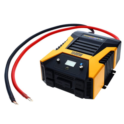 PowerDrive Plus PWD1500P Inversor de Potencia de 1500 W con tecnología inalámbrica Bluetooth(R) y Control Remoto