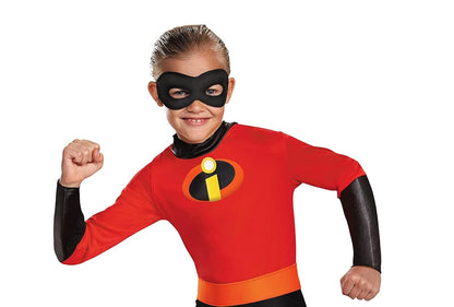 Disguise Dash Incredibles Child Costume with Metallic Logo and Detachable Belt