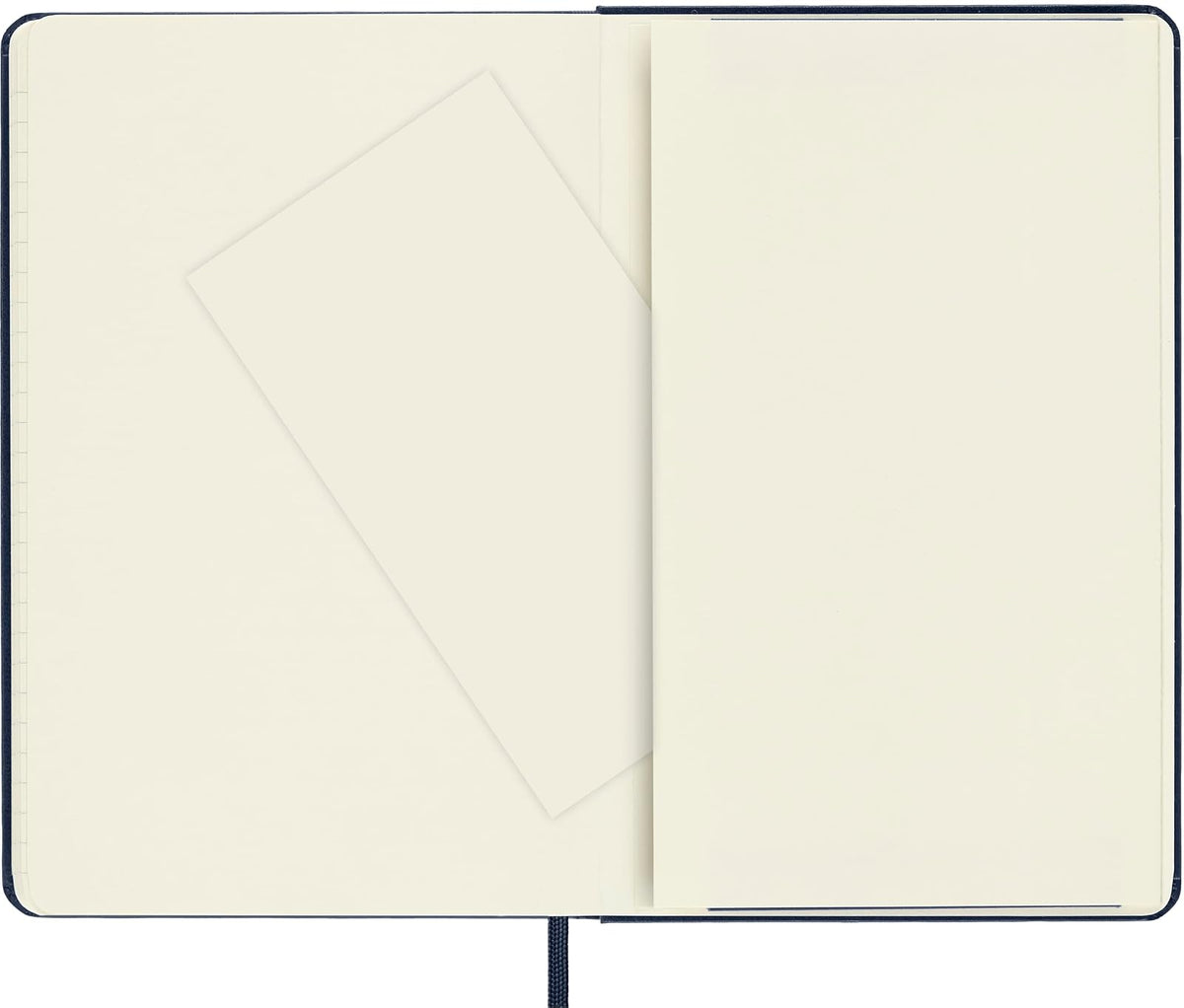 Moleskine - Cuaderno, Mediano, Rayado, Azul Zafiro, Tapa Dura (4,5 X 7)