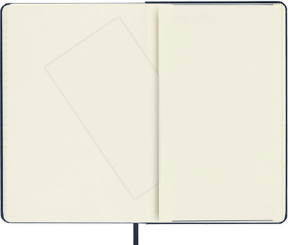 Moleskine - Cuaderno, Mediano, Rayado, Azul Zafiro, Tapa Dura (4,5 X 7)