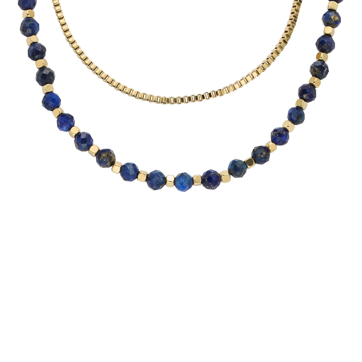 Fossil Collar ja7247710 all stacked up de acero inoxidable en color dorado para dama