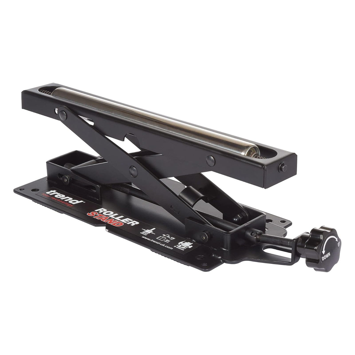 Trend - Soporte de rodillo de sierra ingletadora ajustable, 150 libras de capacidad y ajuste de altura de 2 a 6.3 pulgadas, R/STAND/A