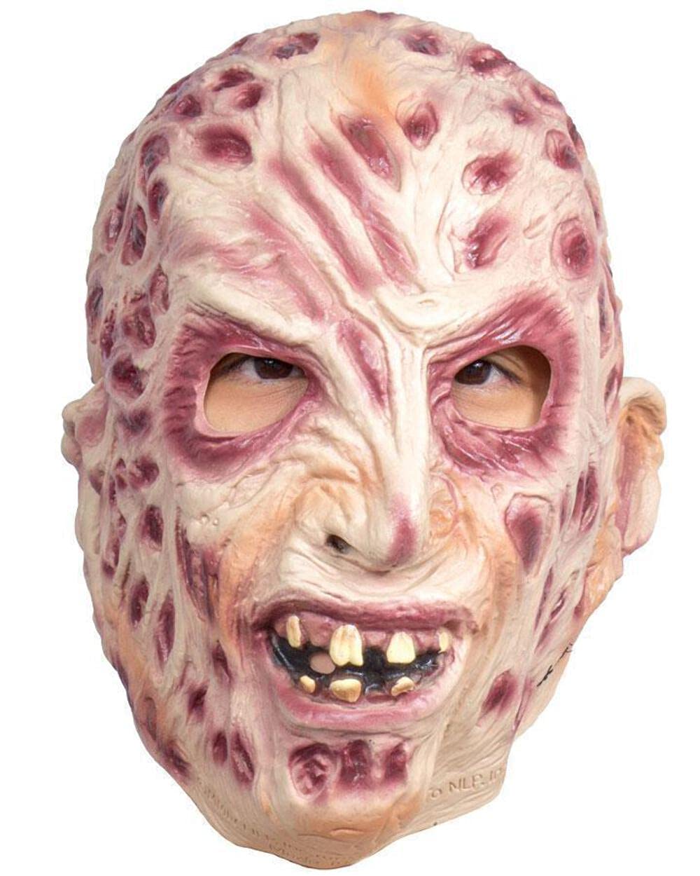Rubie's Costume Co A Nightmare On Elm Street - Máscara de Freddy Krueger, Rojo -, Talla única