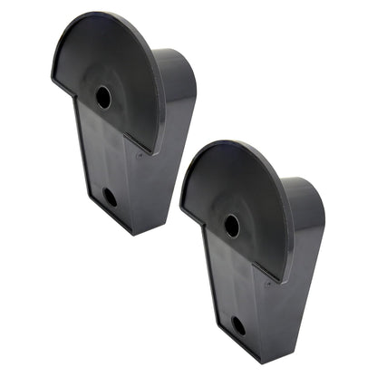 Extreme Max Percha Minimalista de Pared para Casco 5001.5811, Negro, 2 Unidades