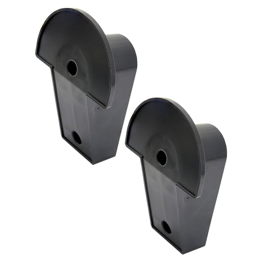 Extreme Max Percha Minimalista de Pared para Casco 5001.5811, Negro, 2 Unidades