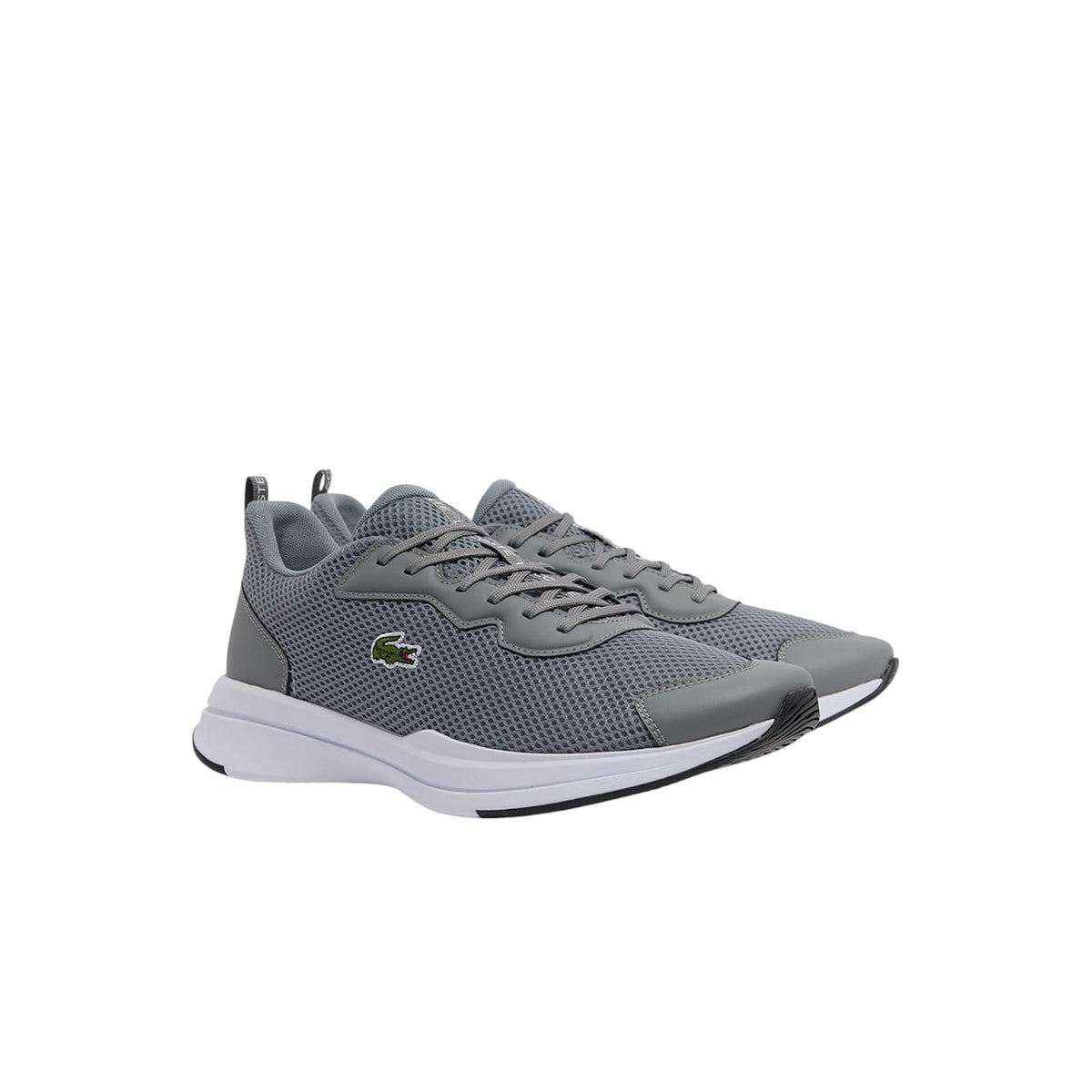Lacoste Neo Run Base Tenis Casual para Hombre - 27.0 cm - Gris y blanco