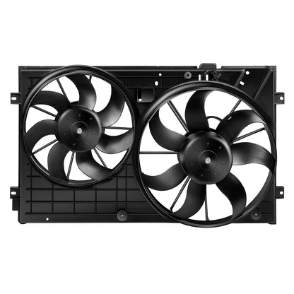 SCITOO - Ventilador de refrigeración de condensador de radiador compatible con Audi A3/A3 Quattro/S3 para Cabrio/Golf SportWagen/Jetta/Passat/Rabbit