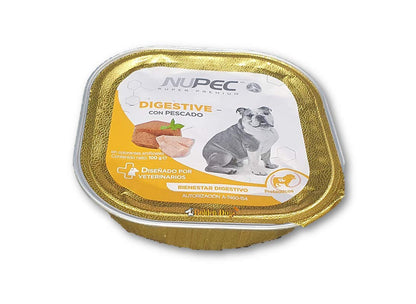 Nupec Alimento Seco para Perro Raza Pequeña Weight Control, 2 kg, 1 Pack + Alimento Húmedo, Control de Peso y Digestivo, Blanco/Menta/Naranja