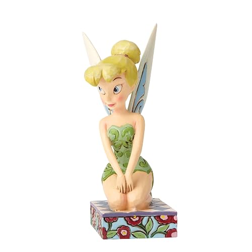 Disney Traditions by Jim Shore Peter Pan Tinker Bell Personality Pose Stone Figura de Resina, 4 Pulgadas