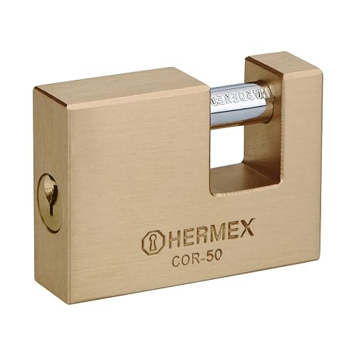 Hermex COR-50 Candado Antipalanca con Cuerpo de Latón