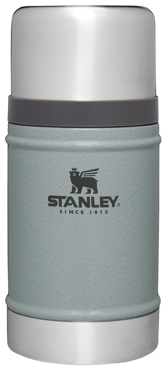 Stanley Classic Legendary - Tarro grande para alimentos de 24 onzas, recipiente térmico aislado al aspiradora, tapa de rosca de boca ancha, plegable para viajes, acero inoxidable y tapa a prueba de