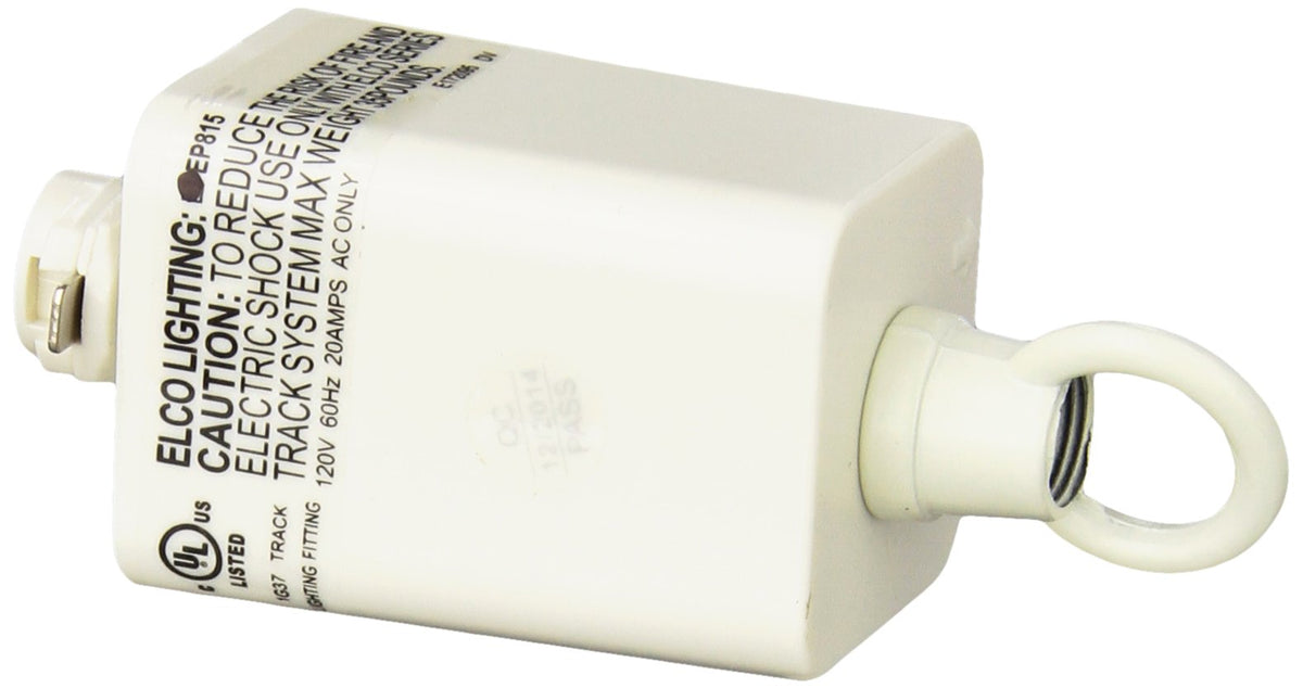 Elco Lighting EP815W EP815 - Adaptador para colgante