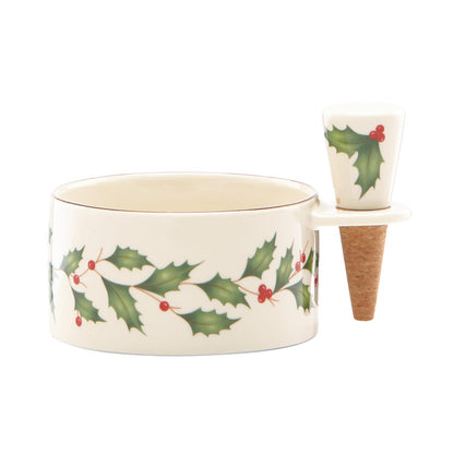 Lenox Holiday, posavasos y tapón de vino, Multicolor, 1