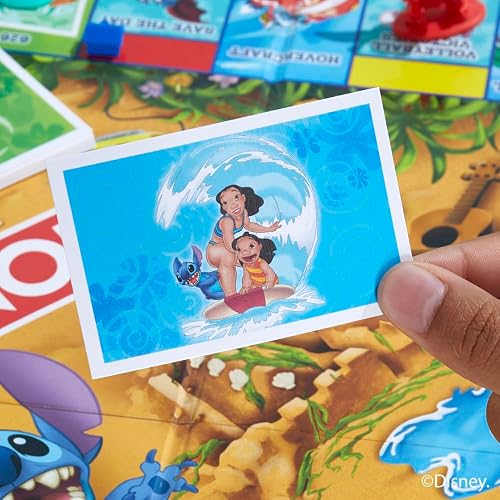 Hasbro Gaming Monopoly Edición Disney Stitch Juego de Mesa