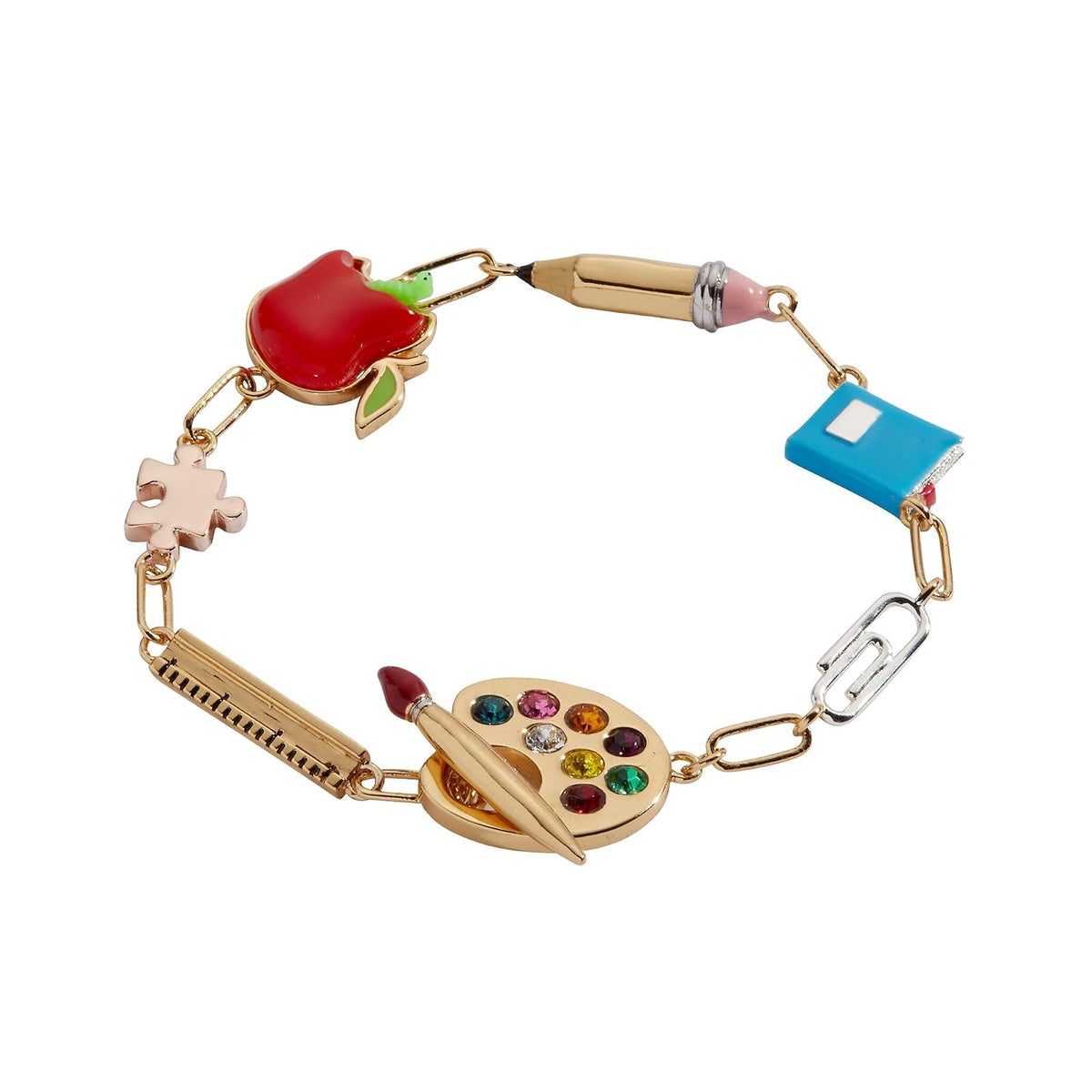 Alex and Ani - Joyería para mascotas - Palanca de múltiples dijes - Tri-tono