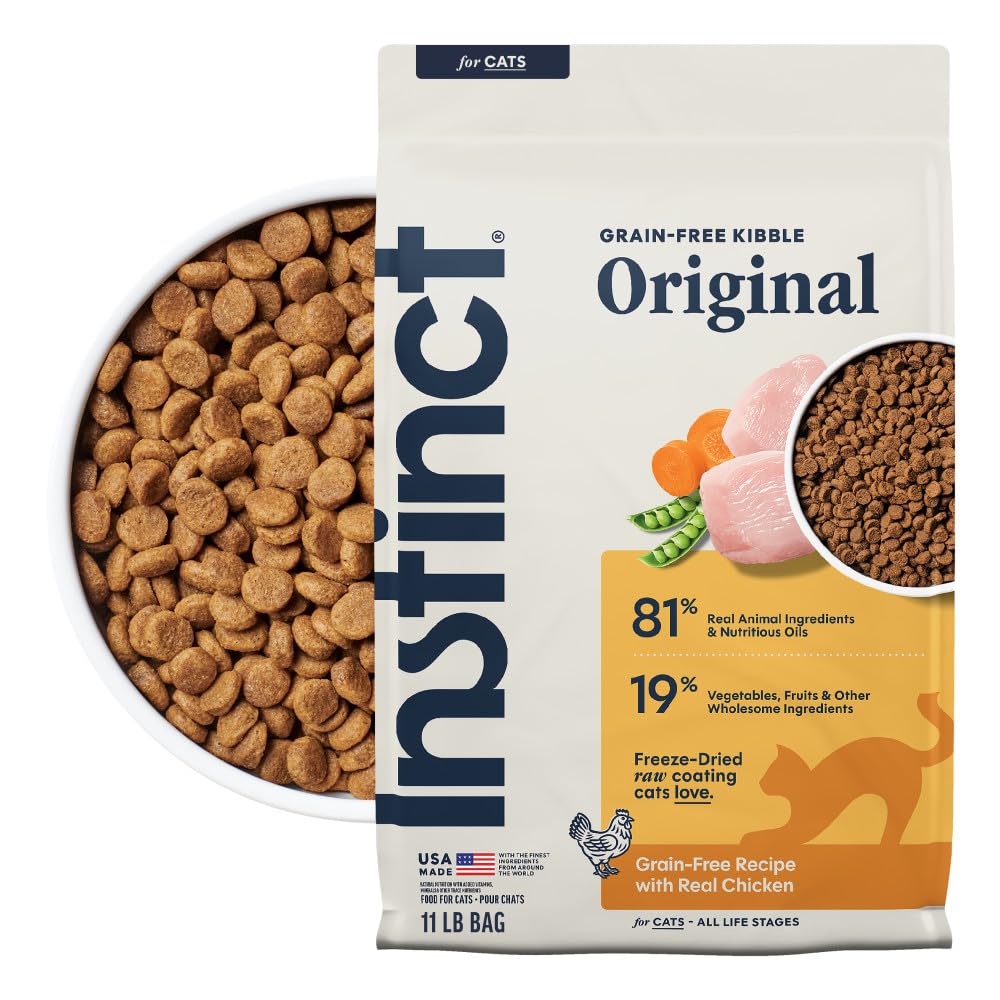 Alimento Instinct Original para gato, sin cereales, sabor salmón o pollo - Pollo - 5 KG
