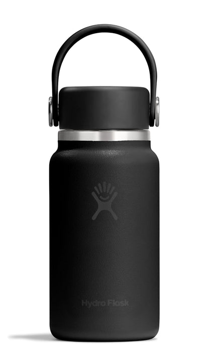 Hydro Flask Micro Hydro Mini Frasco Aislado 200 ml - 0.2 Litros - Negro