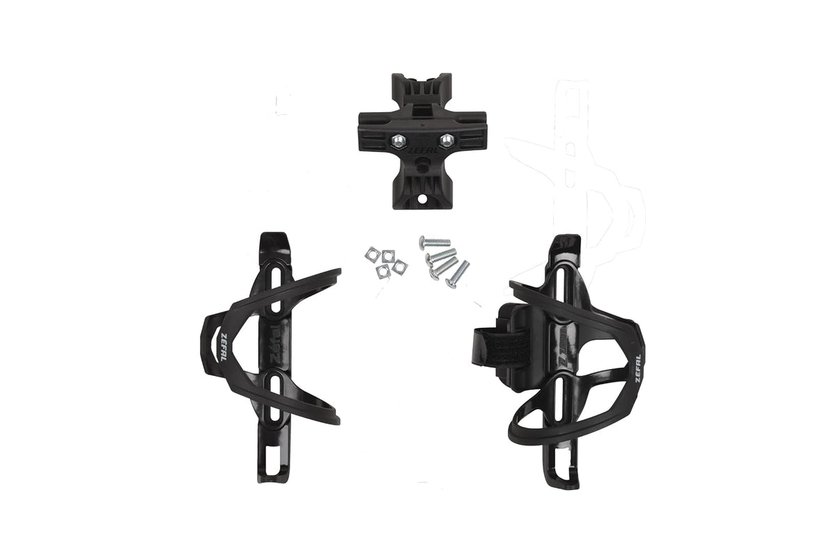 Porta Anfora ZEFAL Triatlón Tri Bottle Cage para 2 anforas y Cartucho CO2 Tecnopolímero/Compuesto Reforzado 1708