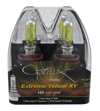 Hella Foco Halógeno de Diseño Doble Funda de Plástico H71071072, Extreme Yellow XY 35W