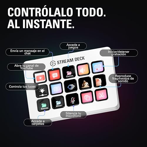 Elgato Stream Deck MK.2 White, controlador de estudio