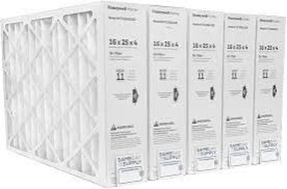 Honeywell FC100A1029-5pk Filtro de aire para medios de 16 x 25 pulgadas, Merv 11 (paquete de 5)