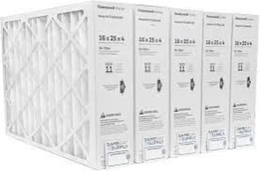 Honeywell FC100A1029-5pk Filtro de aire para medios de 16 x 25 pulgadas, Merv 11 (paquete de 5)