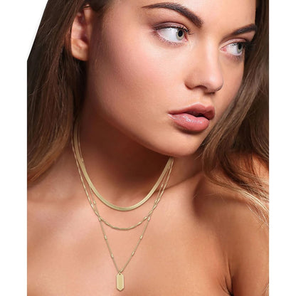 Nine West Collar Dorado Niveles para Mujer