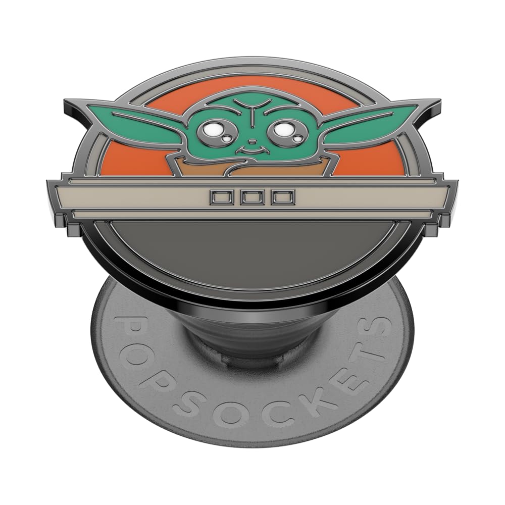 PopSockets - Empuñadura para teléfono con Soporte expandible, Agarre calcomanía, PopOut, Starwars - Grogu Pod
