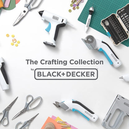 BLACK+DECKER BCRC115FF Cortador giratorio, blanco