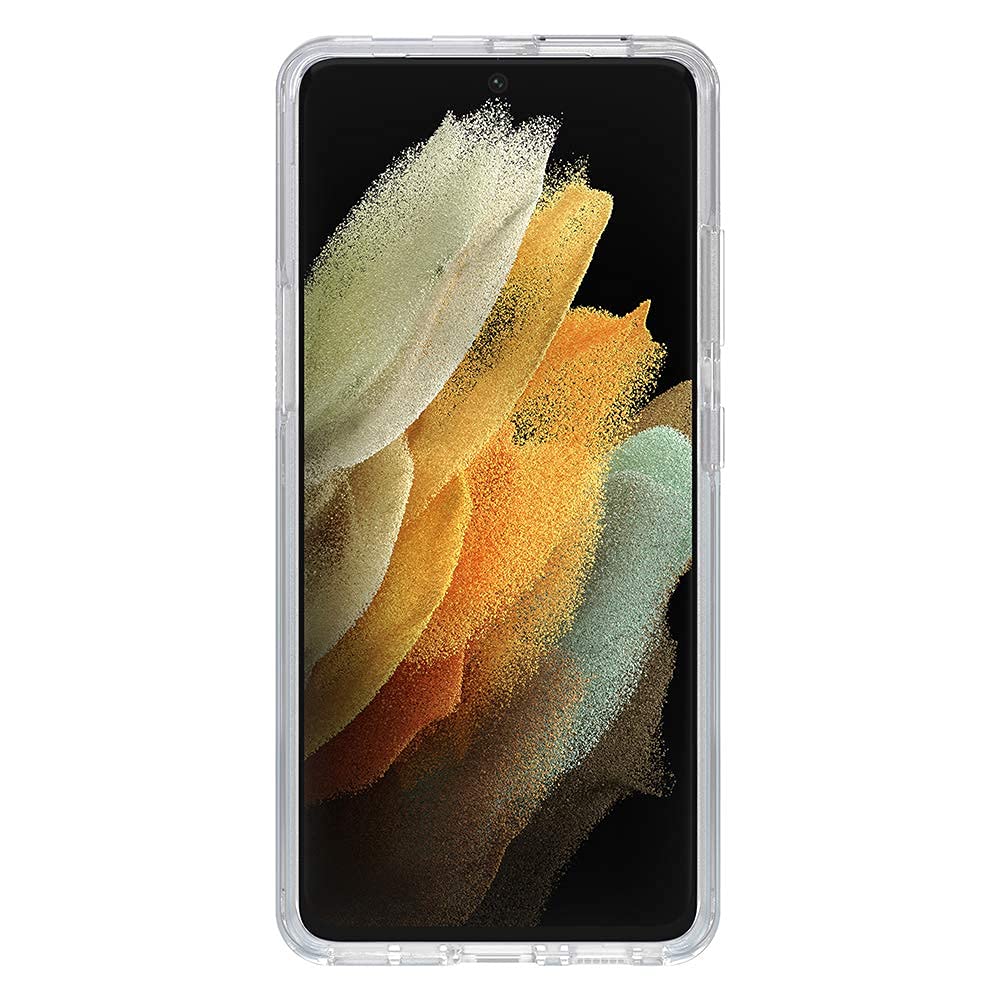 OtterBox Symmetry - Funda Transparente para Galaxy S21 Ultra 5G (Solo no Compatible con Tallas no Grandes o Grandes) - Stardust (Escamas Plateadas/Transparentes)