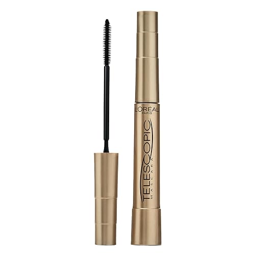 L'Oréal Paris - Máscara alargadora original telescópica Makeup, negra, 0.27 onzas líquidas
