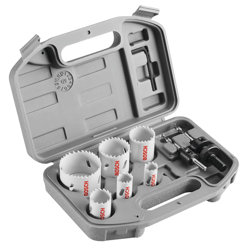 Bosch Sierra de Agujero Bimetálica 1-9/16" con Ranura en T HBT156 - Assorted - Industrial - Liso