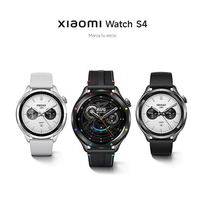 XIAOMI Watch S4 con GPS, iOS & Android, Modo Deportivo Avanzado, Rainbow | Pantalla AMOLED de 1.43'', Hasta 10 días de Batería, 150+ Modos Deportivos, Monitor Frecuencia Cardíaca y Sueño
